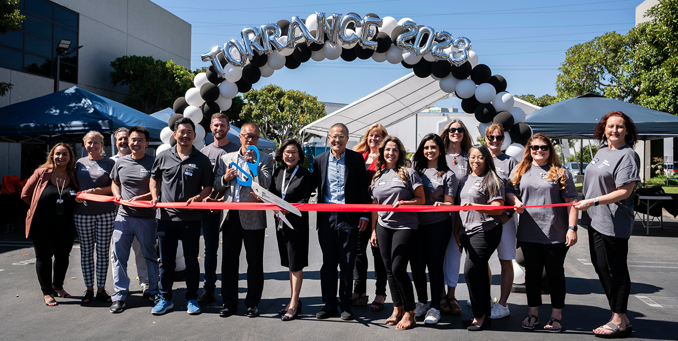 Torrance Grand Opening ribbon-cutting.