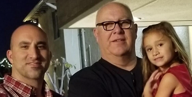 Bill Grove and his family